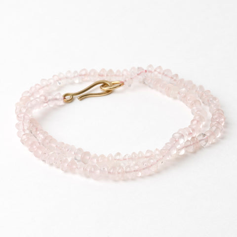 Daisies Necklace – Rose Quartz