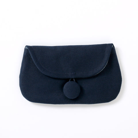 Pouch Medium - Cotton with Vintage Floral British lining