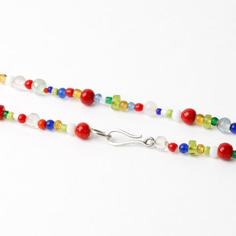 Daisies Necklace – Blue Red Yellow