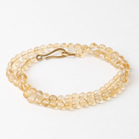 Daisies Necklace – Citrine Medium