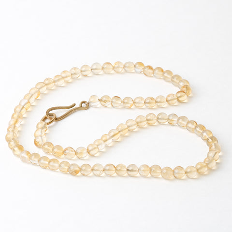 Daisies Necklace – Citrine Medium