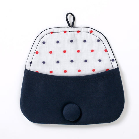 Pouch Medium - Cotton with Dotted Cotton lining
