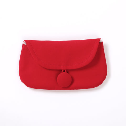 Pouch Medium - Cotton with Striped Cotton lining