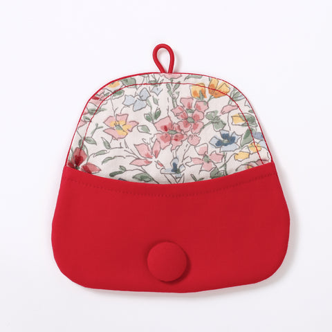 Pouch Medium - Cotton with Vintage Floral Jonelle lining from Great Britain