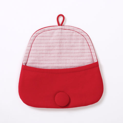 Pouch Medium - Cotton with Striped Cotton lining