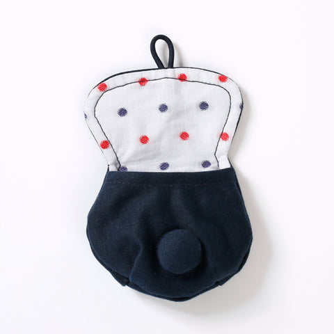 Pouch Small - Cotton with Dotted Cotton lining