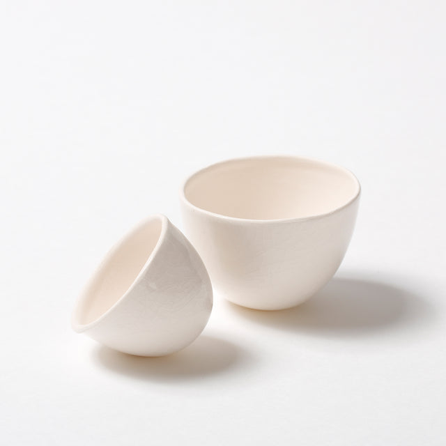 Set of two nestling vessels earthenware